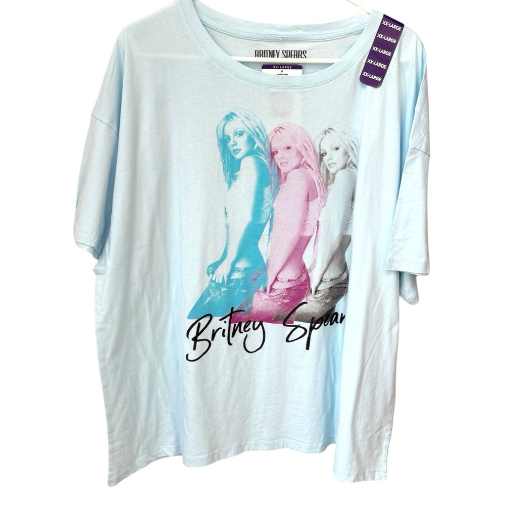 Brittney Spears Short Sleeve Band Tee Women’s Size 2XL New With Tags